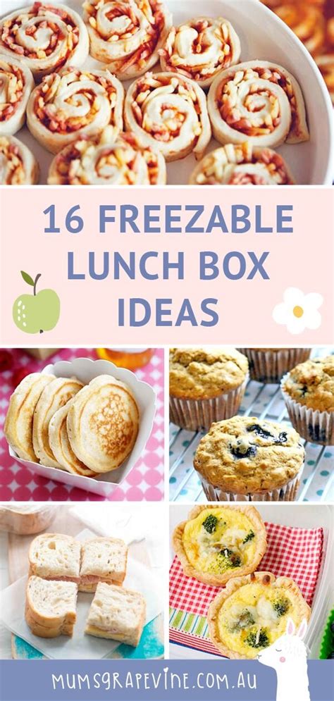 freezer lunch box ideas